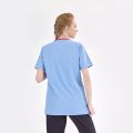 Light Blue Silva Lux Lycra Single Top