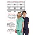 Plum Classic Surgical Collar Scrubs Suit (Thin Fabric)