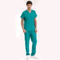 Surgery Green Lux Lycra Greys Suit