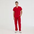 Red Dr Greys Tericoton Suit (Thin Fabric)