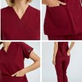 Burgundy Dr Greys Tericoton Suit (Thin Fabric)