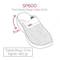 White Plus Prestige Women's Sabo Slippers