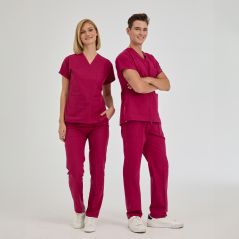 Sour Cherry Dr Greys Tericoton Suit (Thin Fabric)