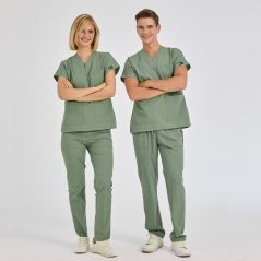 Mold Green Dr Greys Tericoton Suit (Thin Fabric)