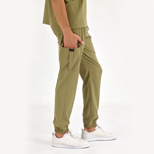 Khaki Basic Lux Lycra Suit