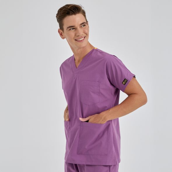 Purple Dr Greys Tericoton Suit (Thin Fabric)