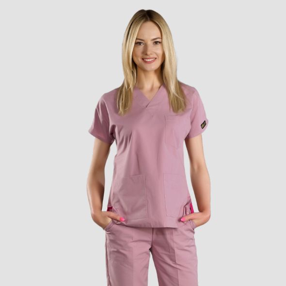 Dried Rose Dr Greys Tericoton Suit (Thin Fabric)