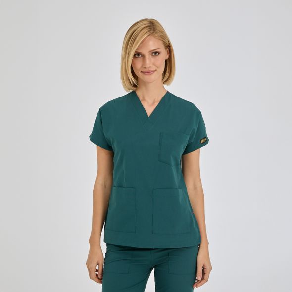 Petrol Green Dr Greys Tericoton Suit (Thin Fabric)